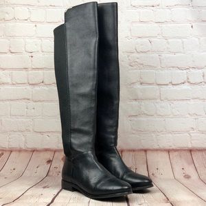 Cole Haan Leather Riding Boots Size 5.5 Black